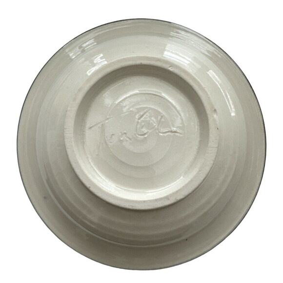 Tom Edwards Plans A And B Humorous 5.5” Diameter Bowl - Picture 3 of 9